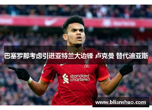 巴塞罗那考虑引进亚特兰大边锋 卢克曼 替代迪亚斯